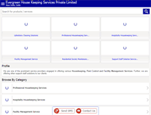 Tablet Screenshot of evergreenhkservices.com